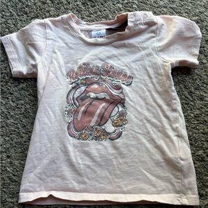 *5 for $10* Cotton On Kids Rolling Stones Light Pink T-Shirt